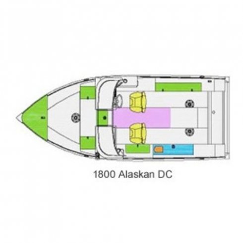 Алюминиевый катер 1800 ALASKAN DC