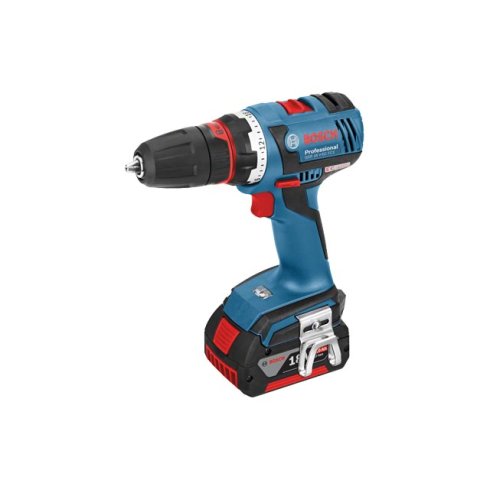 Аккумуляторная дрель-шуруповерт BOSCH GSR 18 V-EC FC2 L-BOXX + насадки (06019E1100)