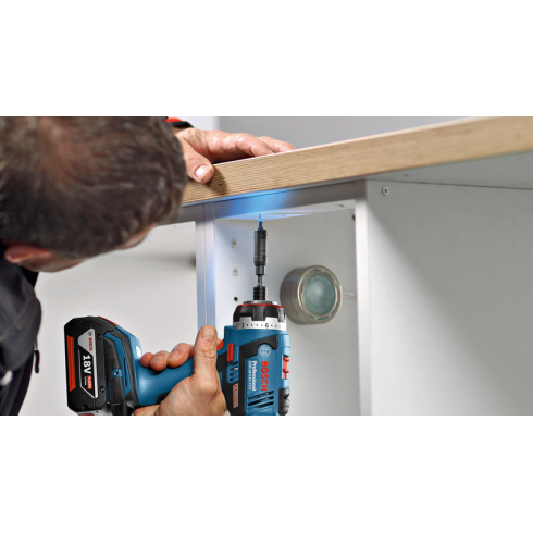 Аккумуляторная дрель-шуруповерт BOSCH GSR 18 V-EC FC2 L-BOXX + насадки (06019E1100)