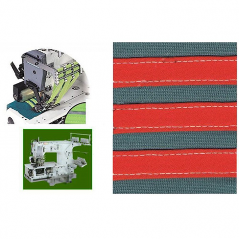 Швейная машина цепного стежка для притачивания лампас Golden Wheel CS-1206PL