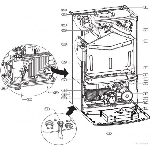 Газовый котел Bosch Gaz 6000 W WBN 6000-18 CRN (7736900358)