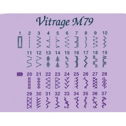 Швейная машина Brother Vitrage M79