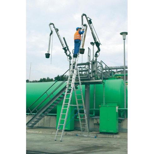 Лестница-стремянка трехсекционная Krause Stabilo 3x14 ступеней (123367)