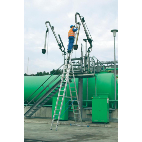 Лестница-стремянка трехсекционная Krause Stabilo 3x12 ступеней (123350)