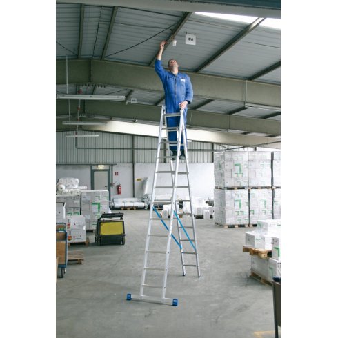 Лестница-стремянка двухсекционная Krause Stabilo 2x12 ступеней (123220)