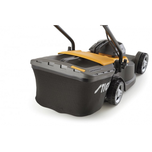 Stiga Collector 35 E — легкая газонокосилка для небольших участков с удобной системой сбора