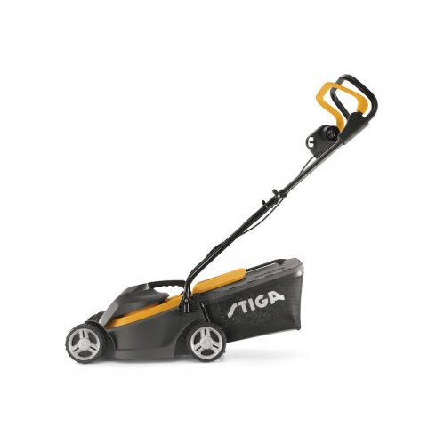 Stiga Collector 35 E — газонокосилка с удобной ручкой и отличной маневренностью