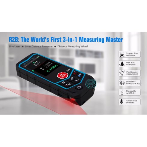 Лазерный дальномер Mileseey R2B 60m