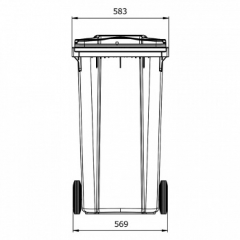 Мусорный контейнер Ese 240 литров