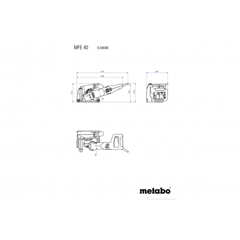 Штроборез Metabo MFE 40 (604040500)