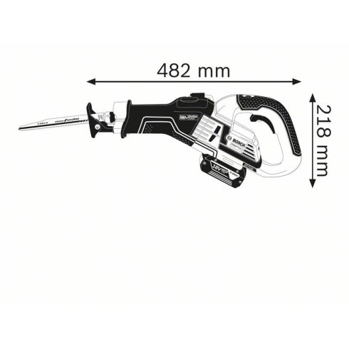 Сабельная пила Bosch GSA 18V-32 (0.601.6A8.108)