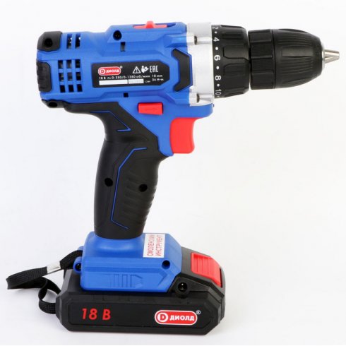 Дрель-шуруповерт Диолд ДЭА-18ЛИ-07