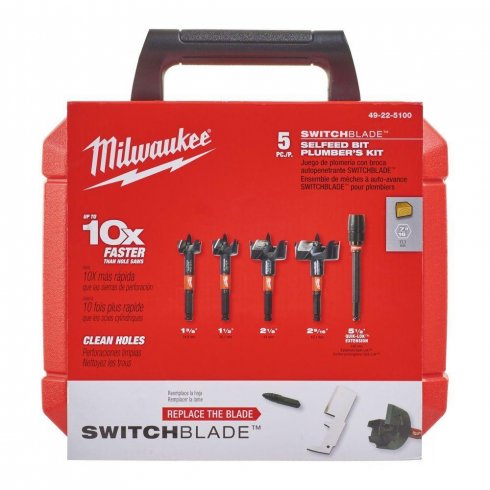 Набор самоврезающихся насадок Milwaukee Switchblade Selfeed