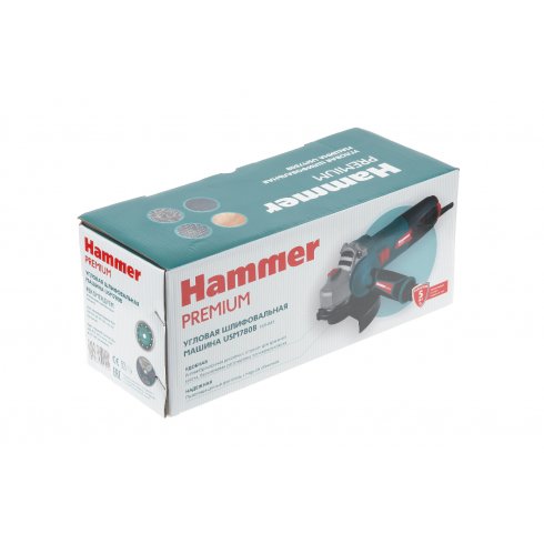 Угловая шлифмашина Hammer USM780B Premium