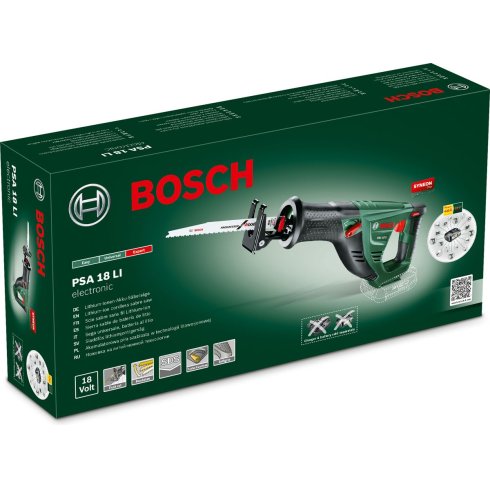 Сабельная пила Bosch PSA 18 Li (0.603.3B2.301)