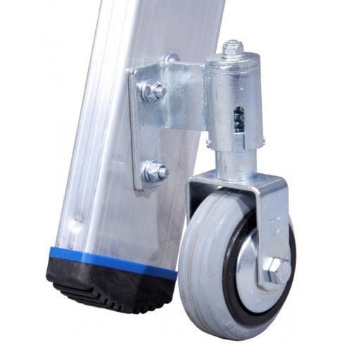 Стремянка Krause Stabilo с роликами 4 ступени (124616)