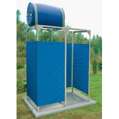 Душ Садовый с электроподогревом с раздевалкой