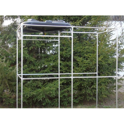 Каркас душа усиленный с тамбуром с баком Росток 200 л без подогрева