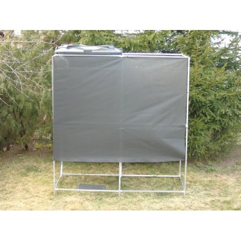 Каркас душа усиленный с тамбуром с баком Росток 250 л без подогрева