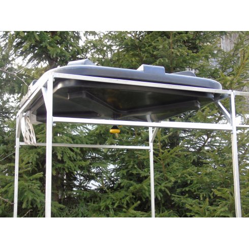 Каркас душа усиленный с тамбуром с баком Росток 250 л без подогрева