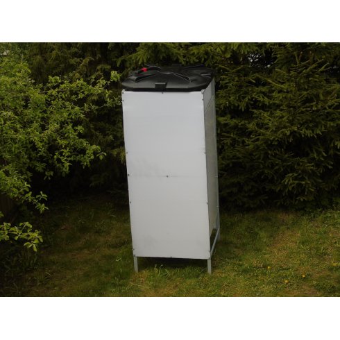 Каркас душа усиленный с баком Росток 150 л без подогрева с поликарбонатом и двёркой