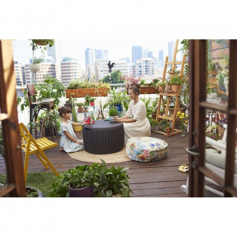 Стол-сундук Keter Plastic Circa Wood Box (230405)