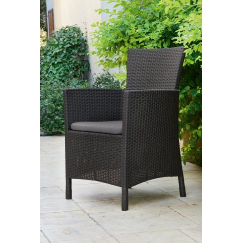 Кресло Keter Plastic Iowa (коричневый) 215520