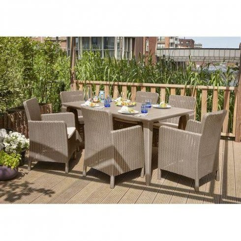 Кресло Keter Plastic Trenton (капучино) 226454