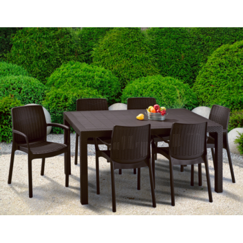 Стол Keter Plastic Melody (коричневый) 230667