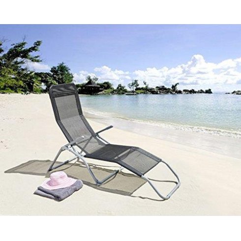 Шезлонг Keter Plastic Baderliege (черный) 126278