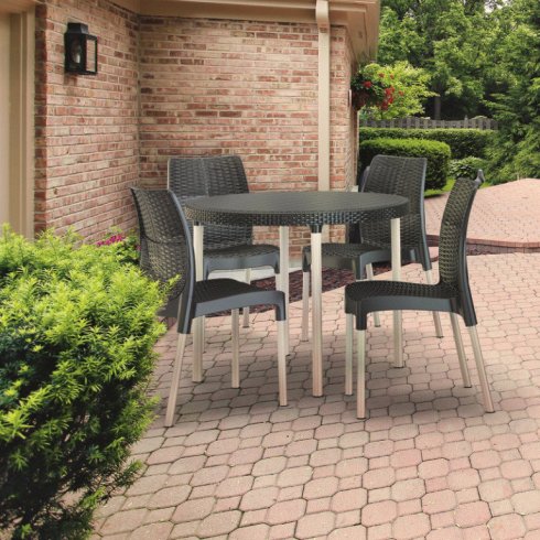 Набор мебели Keter Plastic Jersey Set (коричневый) 230679