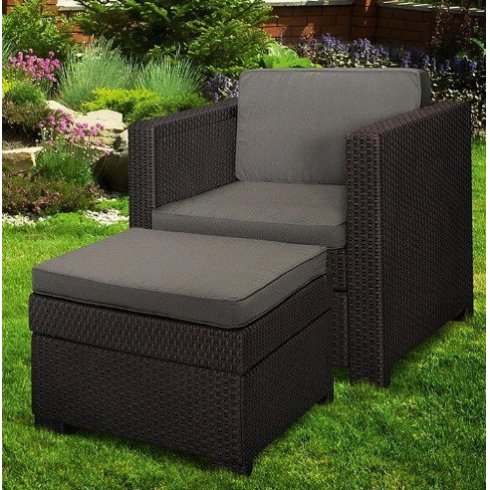 Набор мебели Keter Plastic Provence Chillout (коричневый) 235077