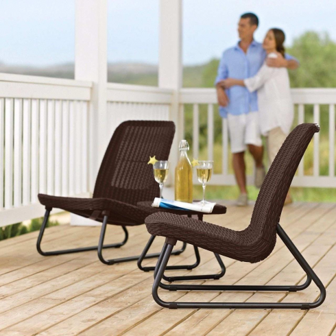 Набор мебели Keter Plastic Rio Patio Set (коричневый) 211426