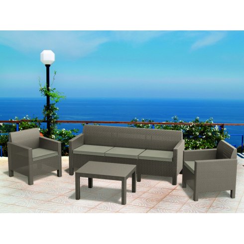 Набор мебели Keter Plastic Orlando 3 (графит) 226512