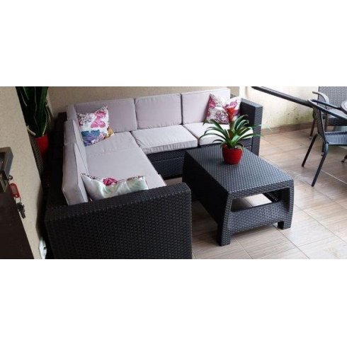 Набор мебели Keter Plastic Provence Set (графит) 227778