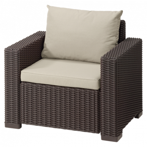 Набор мебели Keter Plastic California 3 Seater (графит) 189440