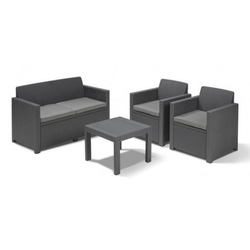 Набор мебели Keter Plastic Alabama Set (коричневый) 213967