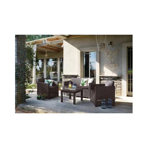 Набор мебели Keter Plastic Alabama Set (коричневый) 213967