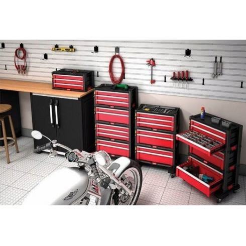 Комод для инструментов Keter Plastic Set 5 Drawer Red (220448)