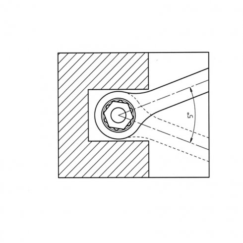 Ключ комбинированный с трещоткой Wurth SW19