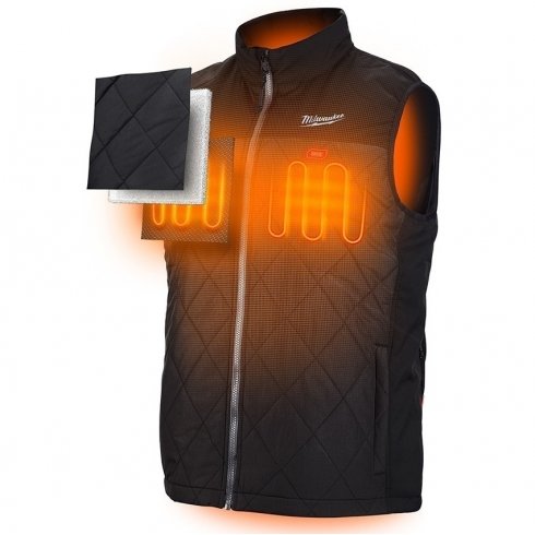 Жилет пуховый с подогревом Milwaukee M12 HBWP-0 XL