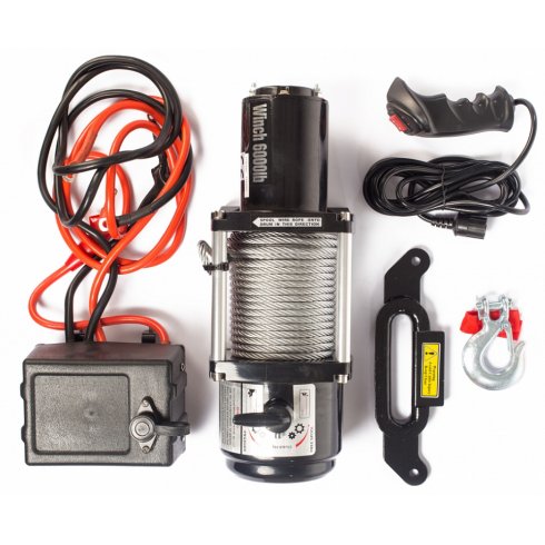 Лебедка автомобильная TOR 12 V P6000 (114603)