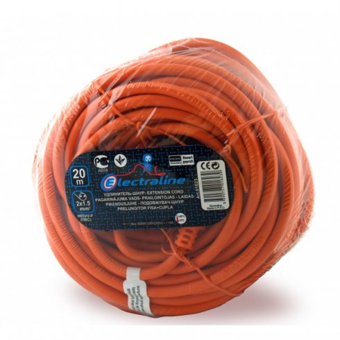 Удлинитель Electraline 01623 (20 м, оранжевый)