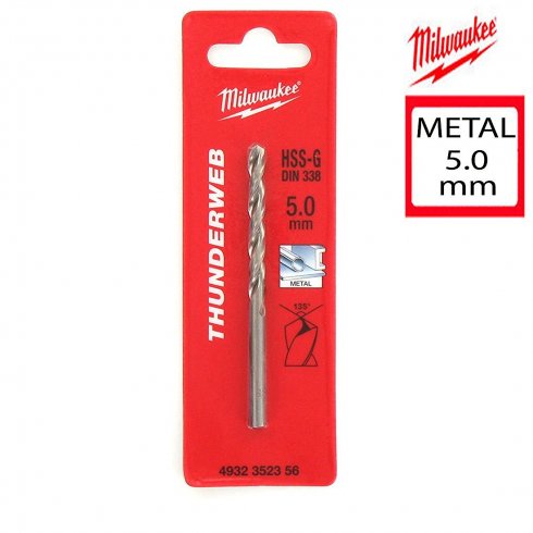 Сверло по металлу HSS-G Milwaukee 5x52