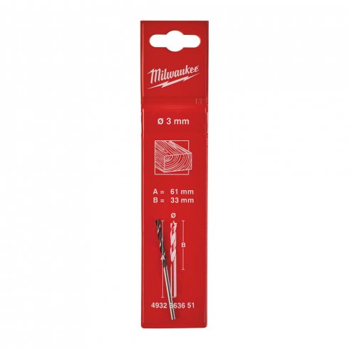 Сверло по дереву Milwaukee 3x33