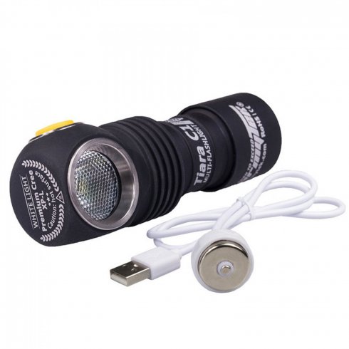 Фонарь Armytek Tiara C1 Magnet USB XP-L (тёплый свет)+18650 Li-Ion