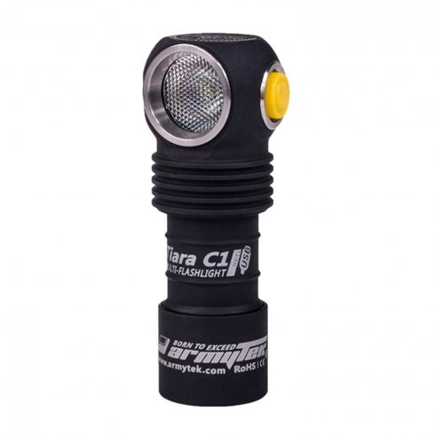 Фонарь Armytek Tiara C1 Pro XP-L Magnet USB (белый свет)+18350 Li-Ion