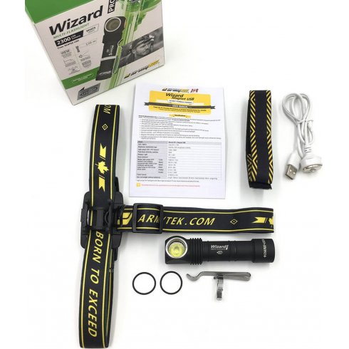 Фонарь Armytek Wizard Pro Magnet USB XHP50 (тёплый свет)+18650 Li-Ion
