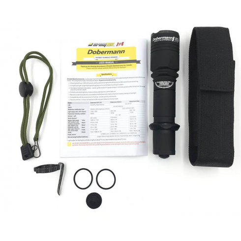 Фонарь Armytek Dobermann XP-E2 (зеленый свет)