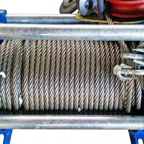 Лебедка тяговая KCD-500 (КНР) 220 в 100м